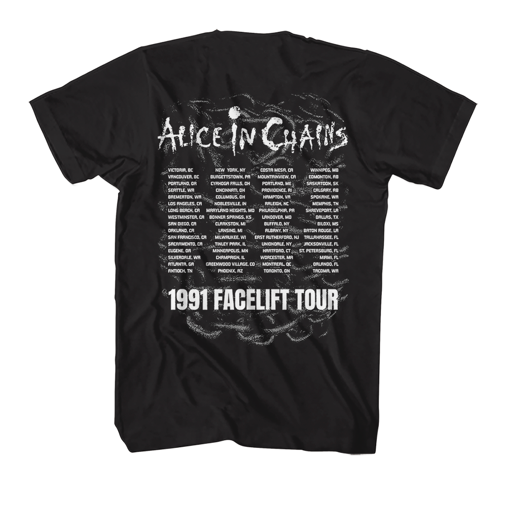 ALICE IN CHAINS 'FACELIFT TOUR 91' T-SHIRT