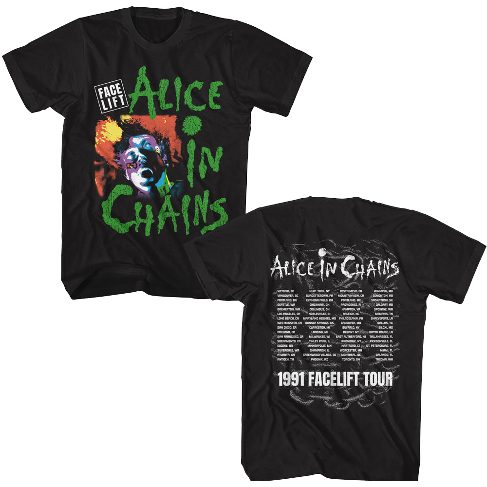 ALICE IN CHAINS Facelift Tour 1991 T-Shirt