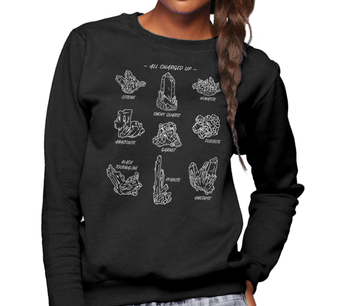 Unisex All Charged Up Crystal Chart Sweatshirt