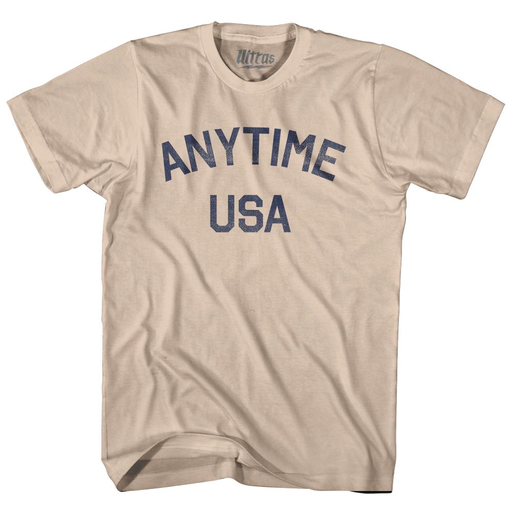 Anytime USA Adult Cotton T-Shirt Style001