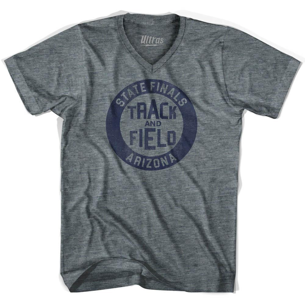 Arizona State Finals Track and Field Adult Tri-Blend V-neck T-shirt