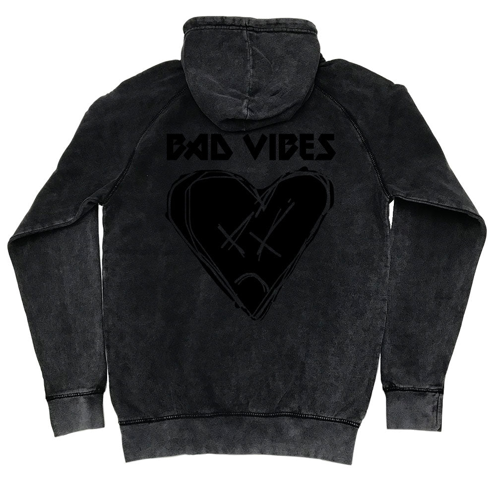 Carlos Valdez - Bad Vibes Hoodie - Vintage Black