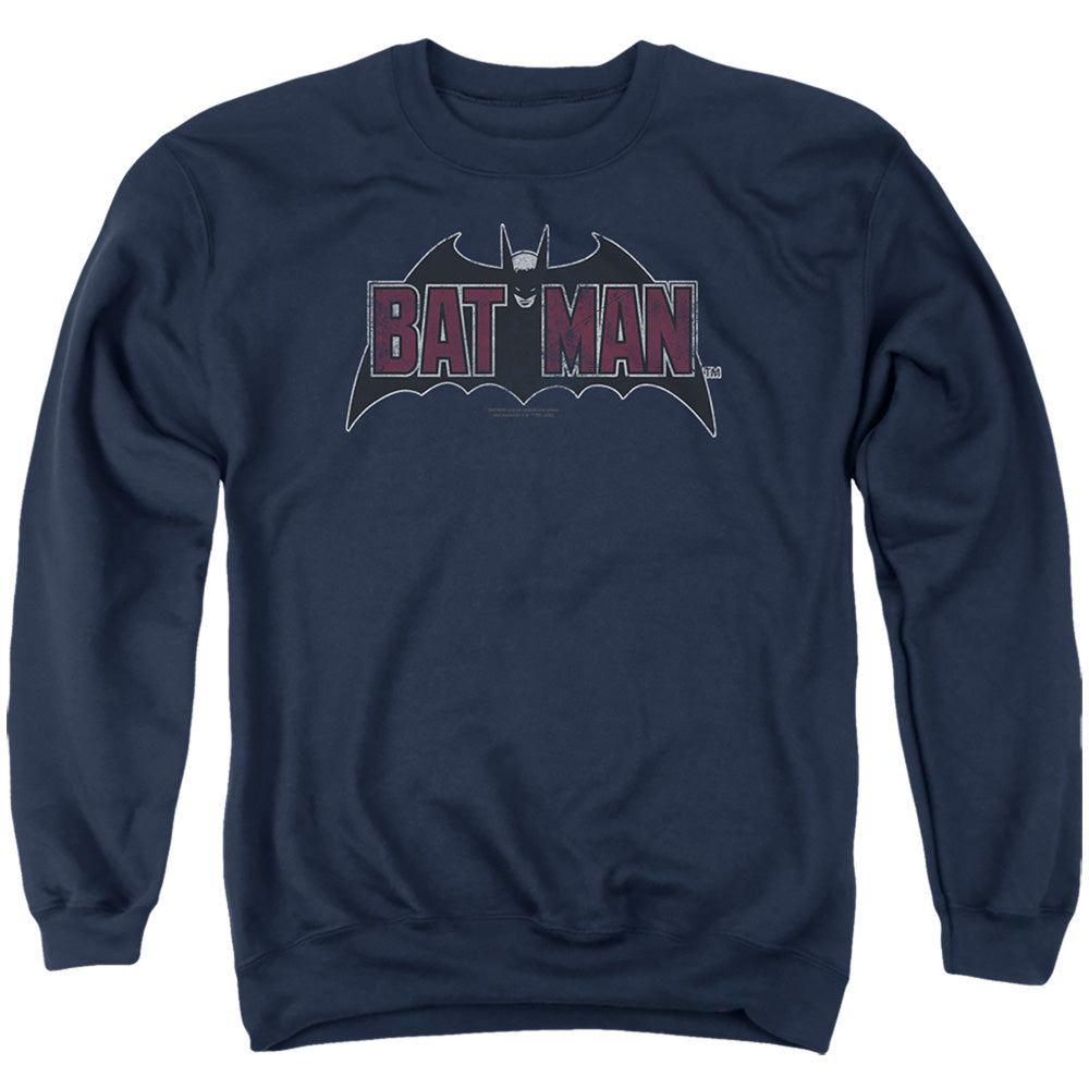 Batman Comics Vintage Bat Logo On Navy T-Shirt