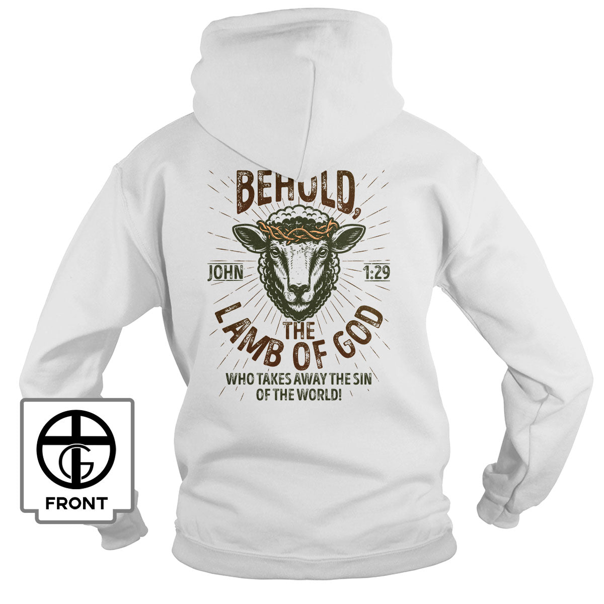 Behold The Lamb Of God - John 1:29 Hoodie