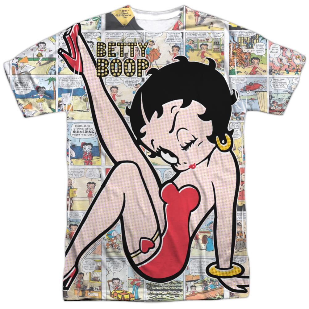 Betty Boop Vintage Strips T-Shirt