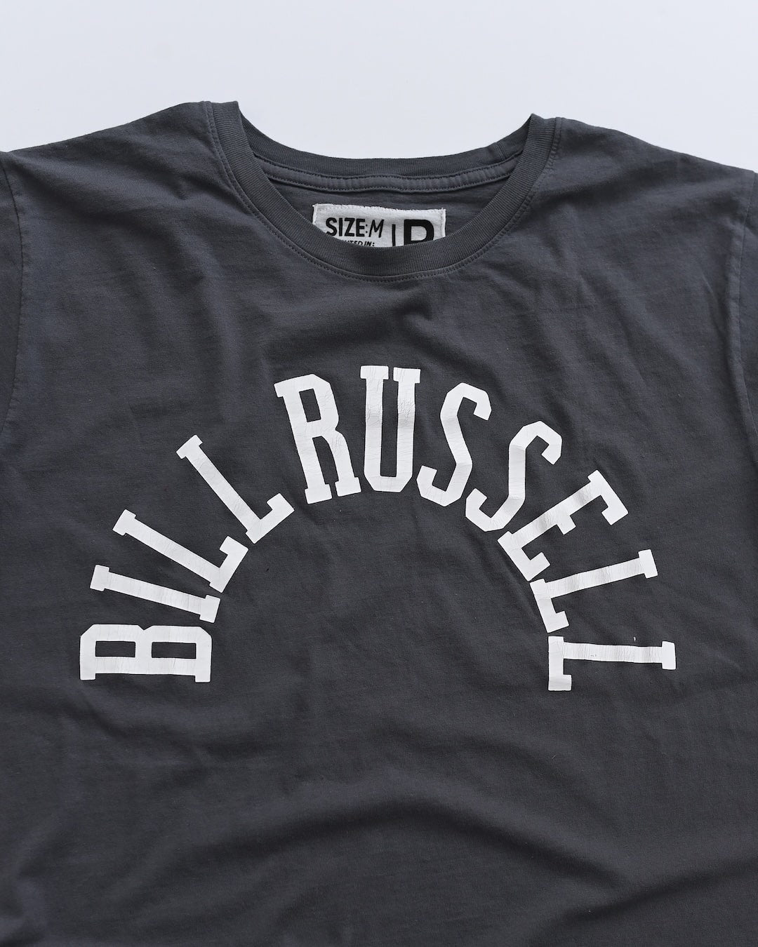 Bill Russell #6 Vintage Grey Tee