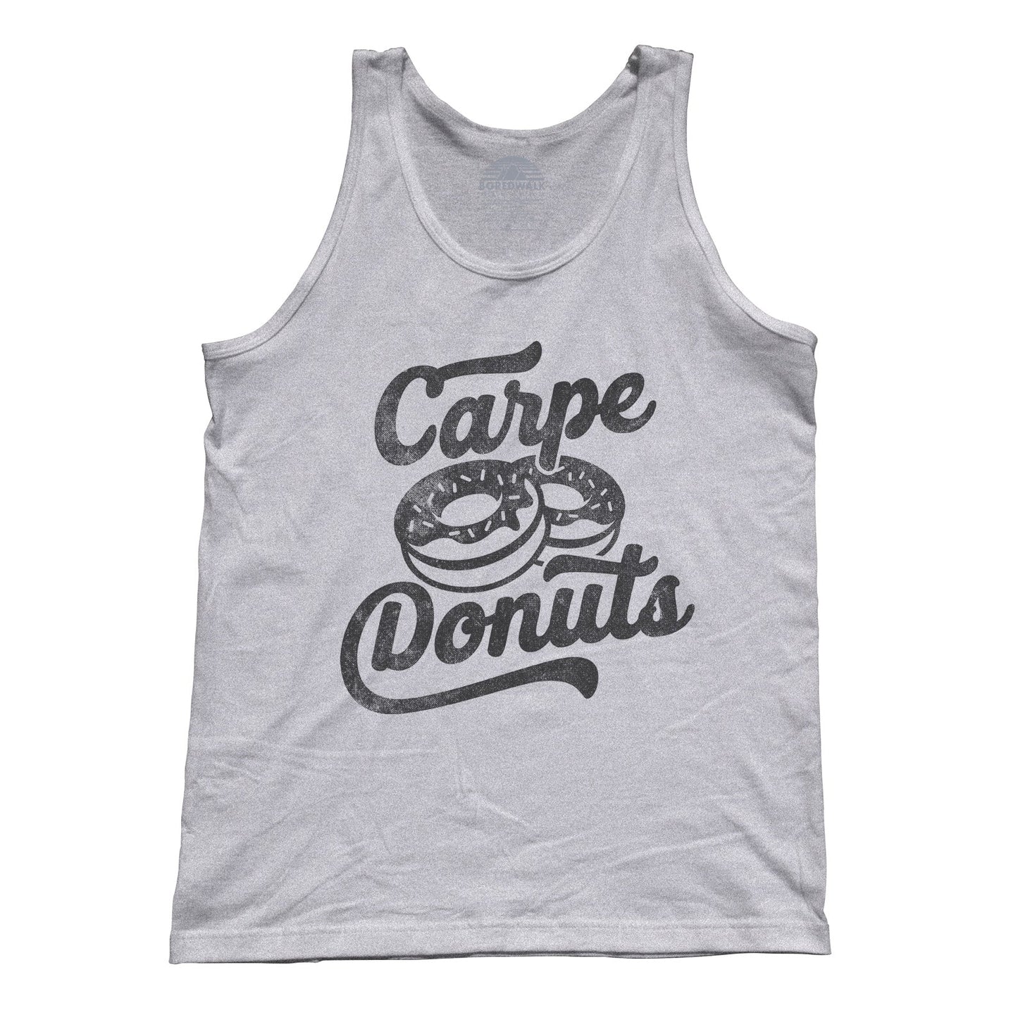 Unisex Carpe Donuts Tank Top - Funny Donut Shirt