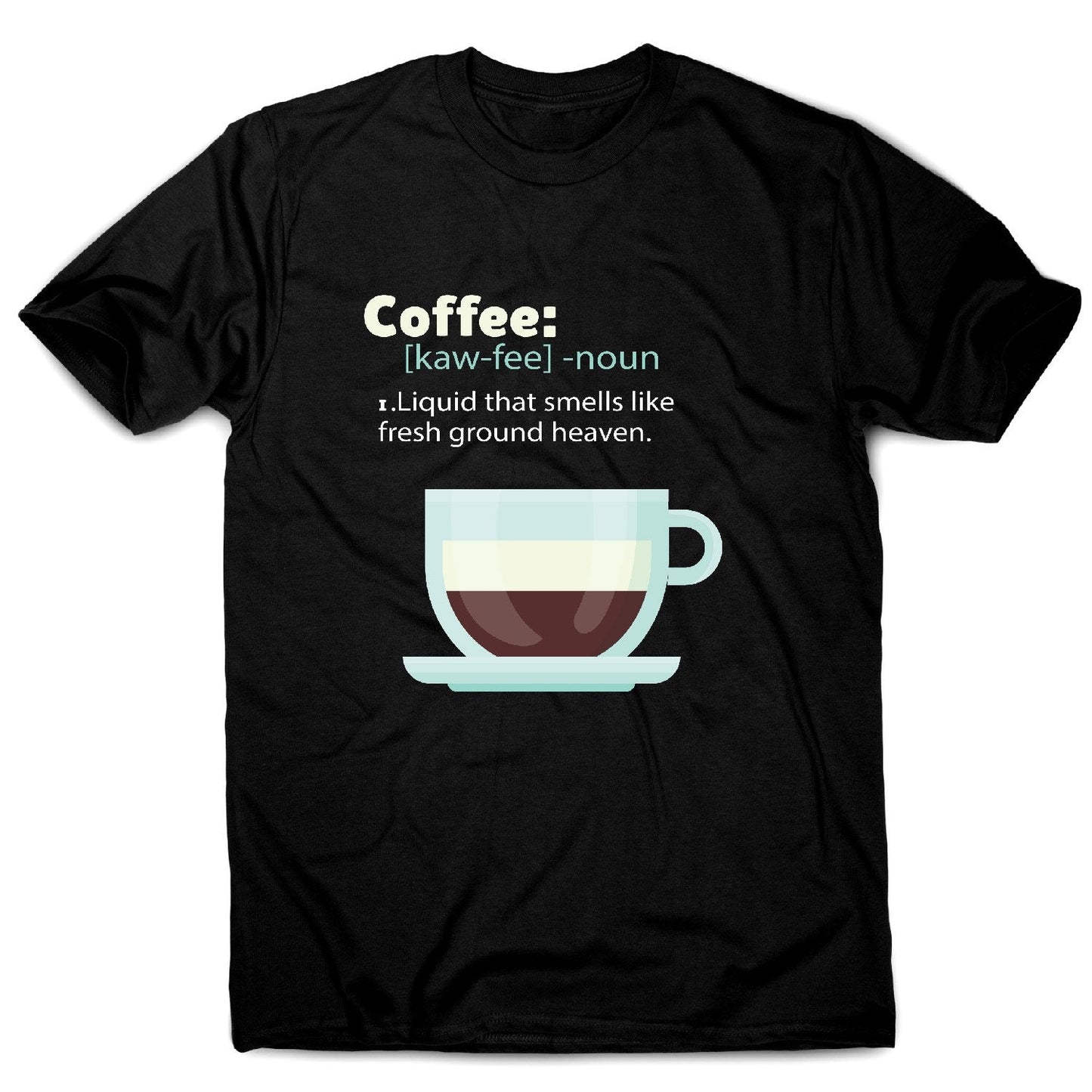 Coffee definition - men's funny premium t-shirt