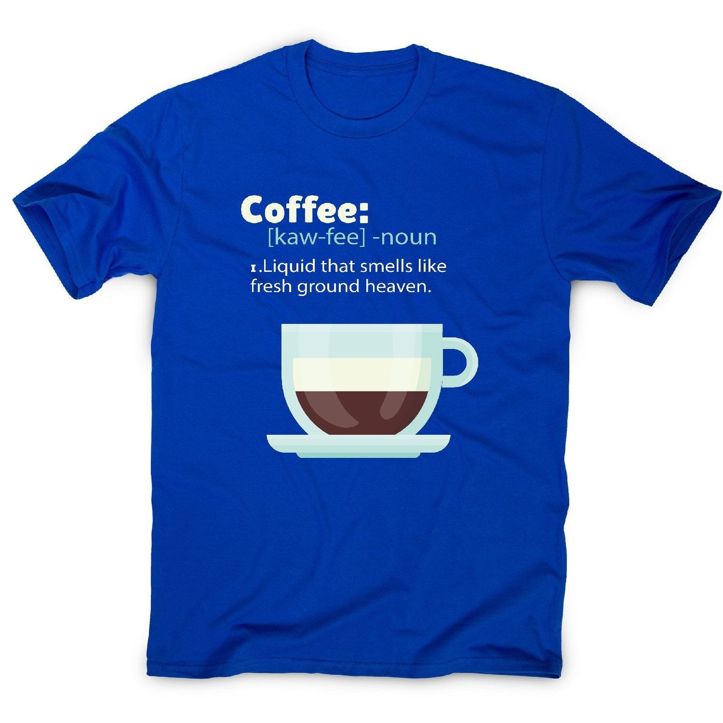 Coffee definition - men's funny premium t-shirt