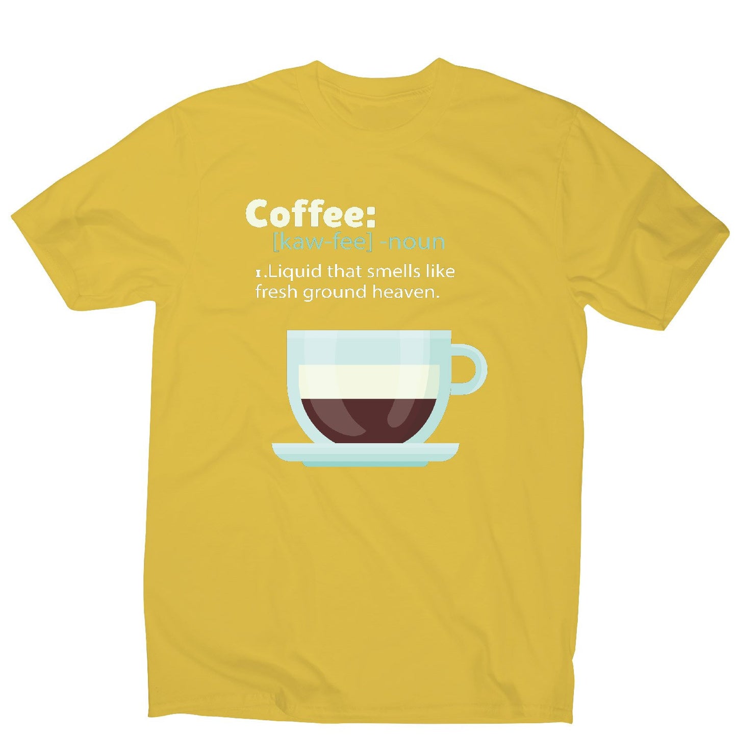 Coffee definition - men's funny premium t-shirt