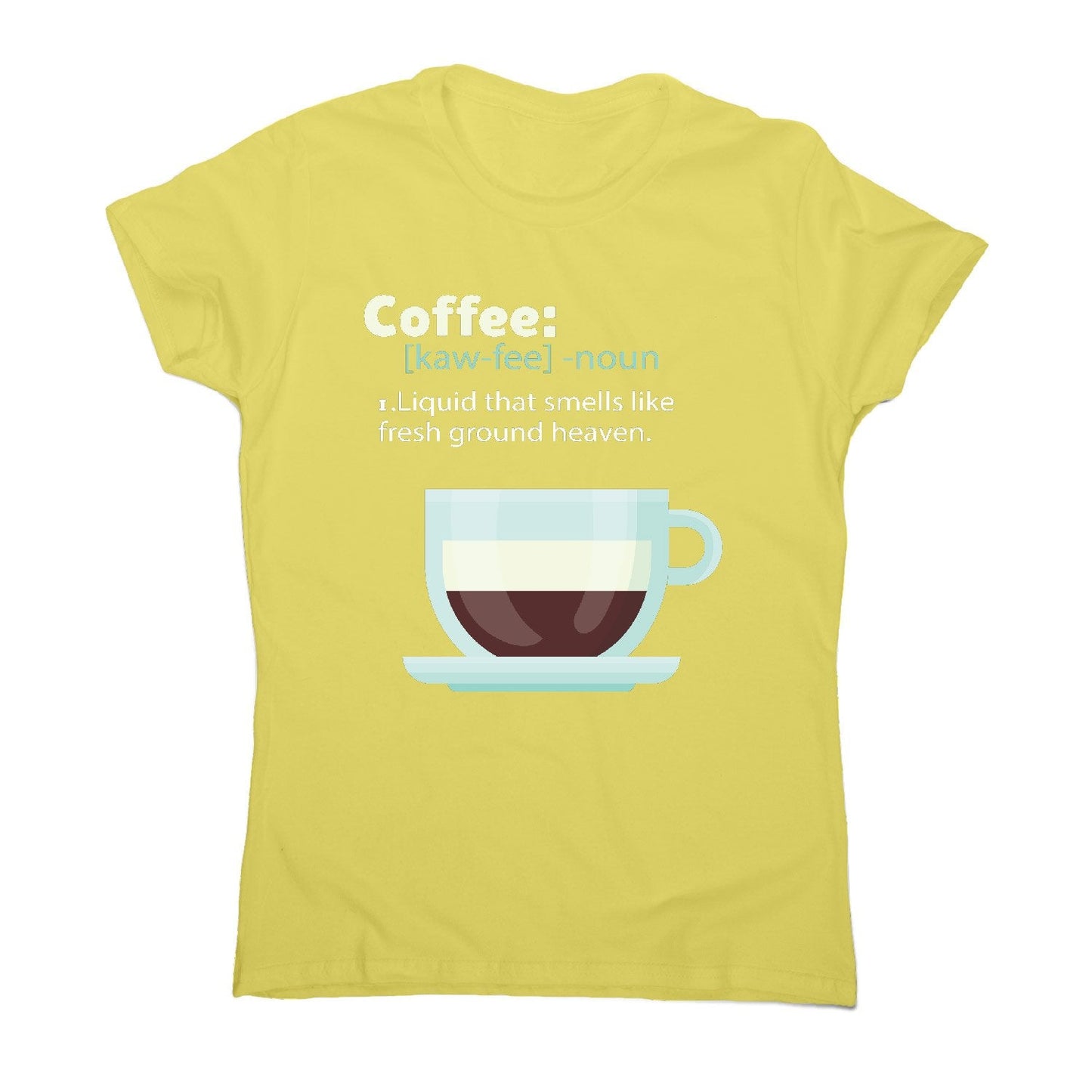 Coffee definition - women's funny premium t-shirt