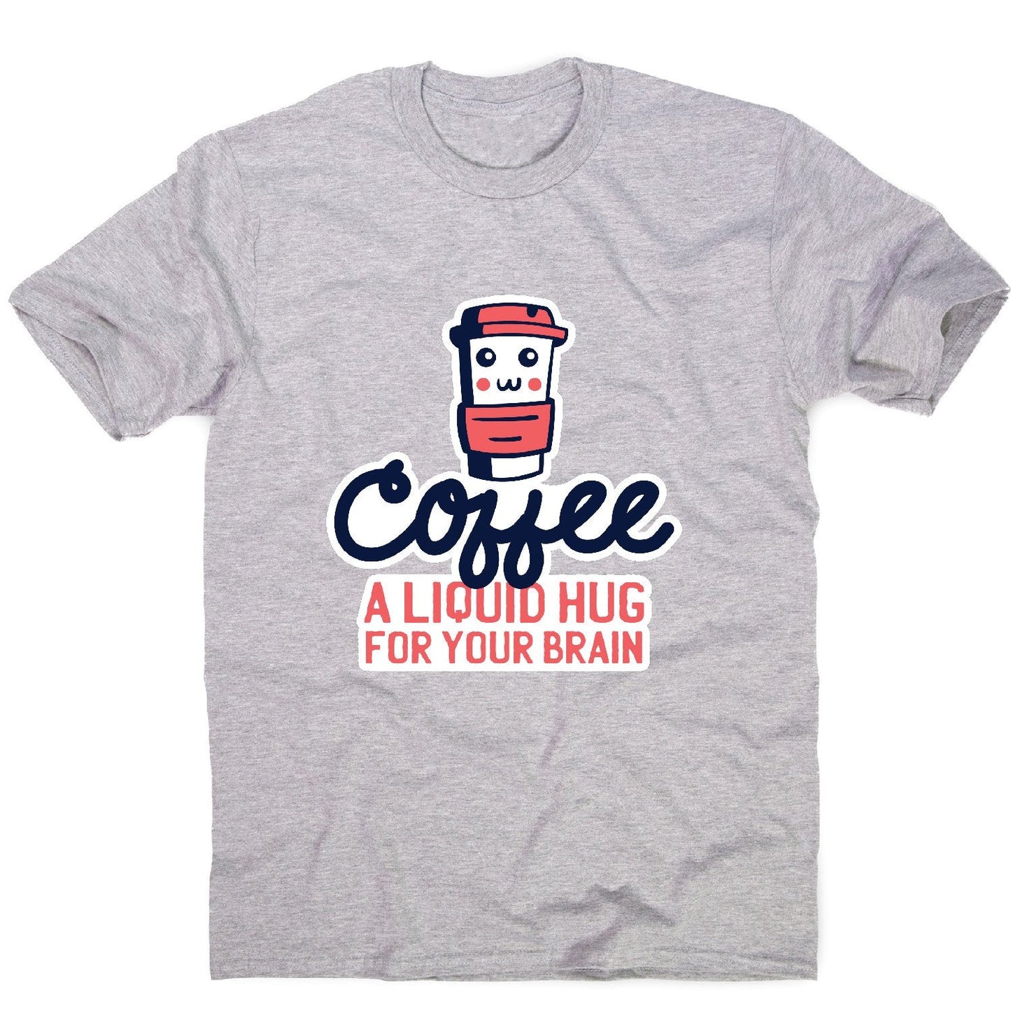 Coffee hug - men's funny premium t-shirt