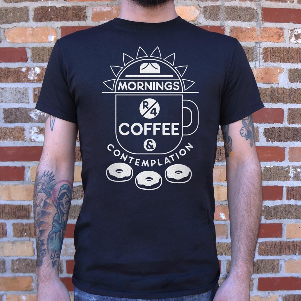 Coffee & Contemplation Men's T-Shirt