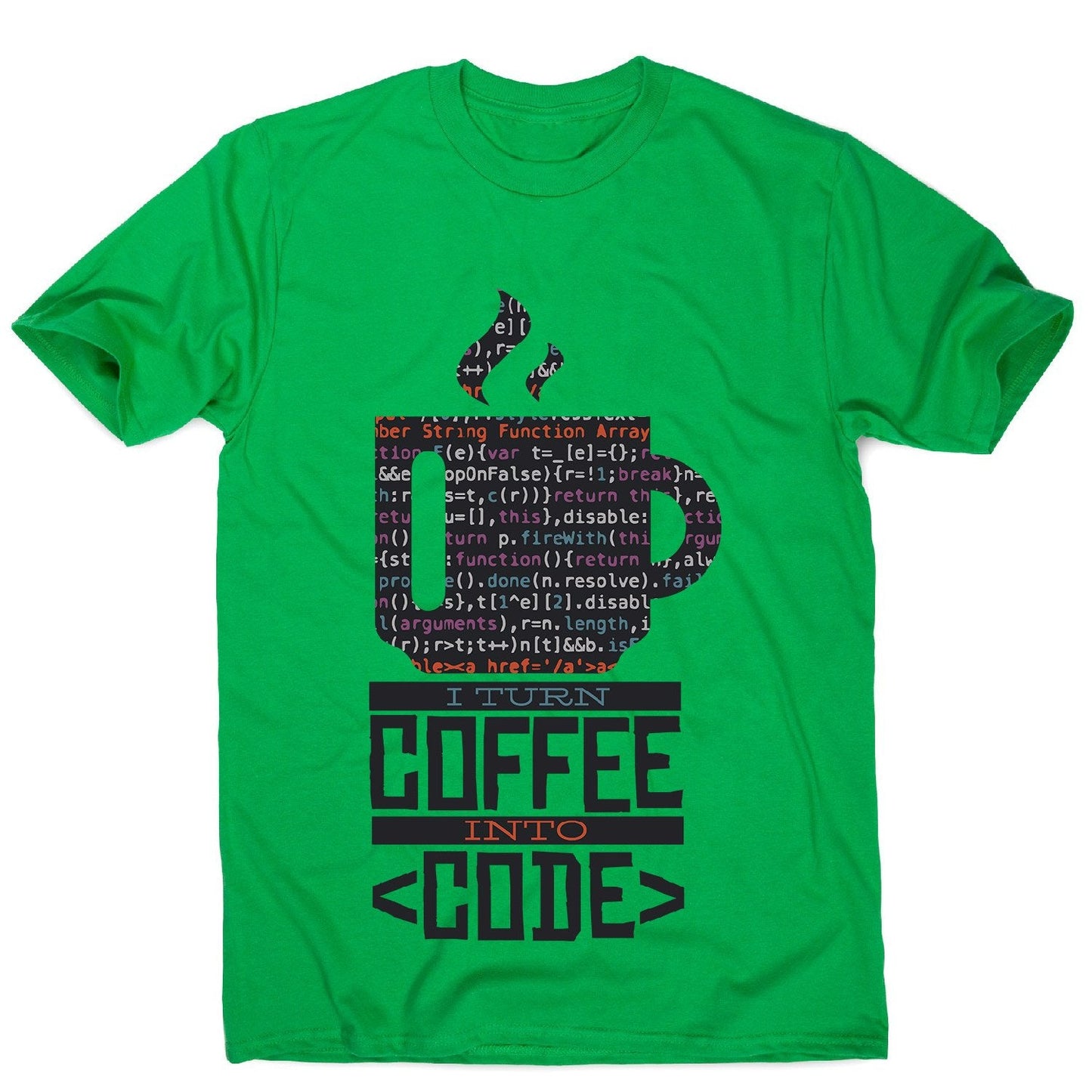 Developer coffee - men's funny premium t-shirt