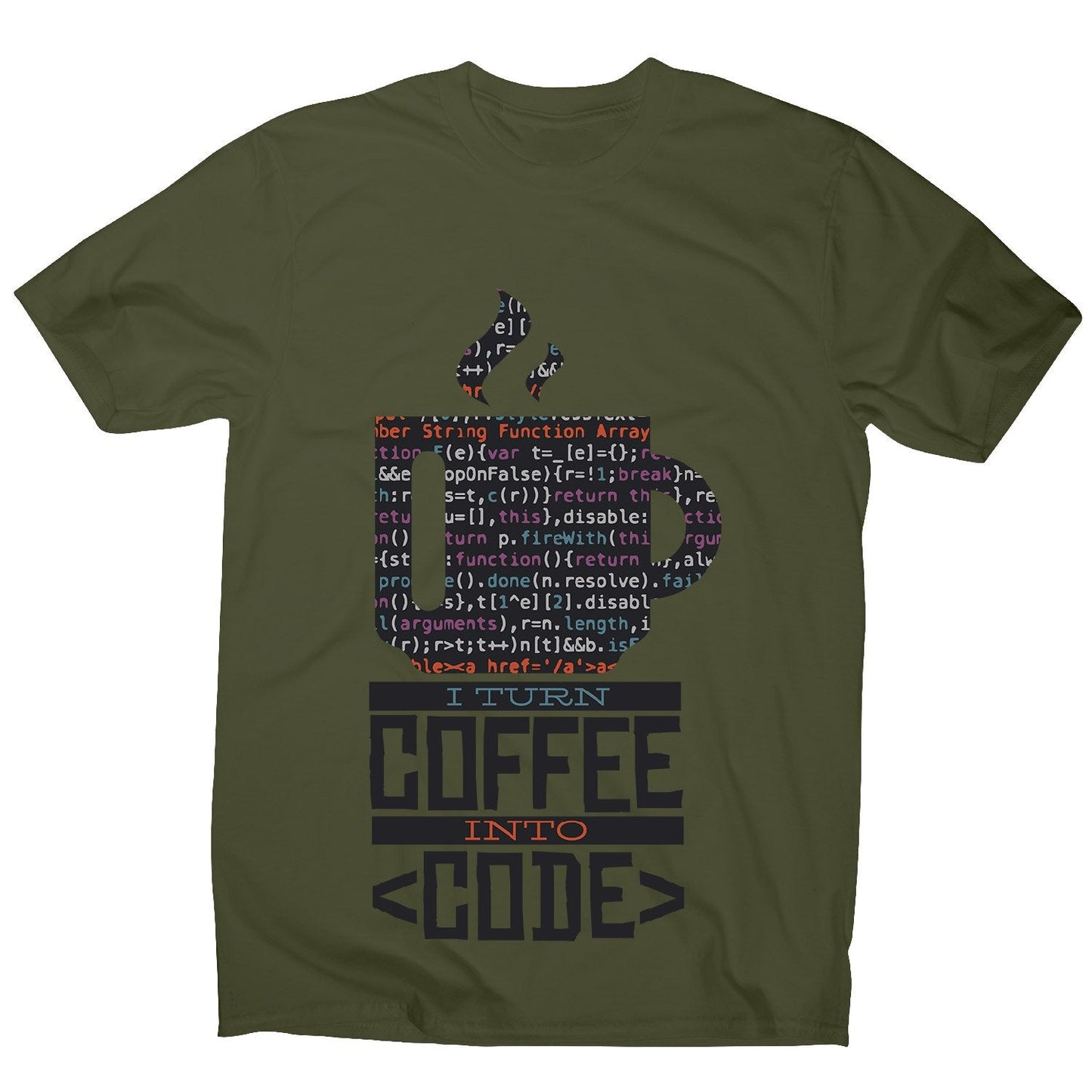 Developer coffee - men's funny premium t-shirt