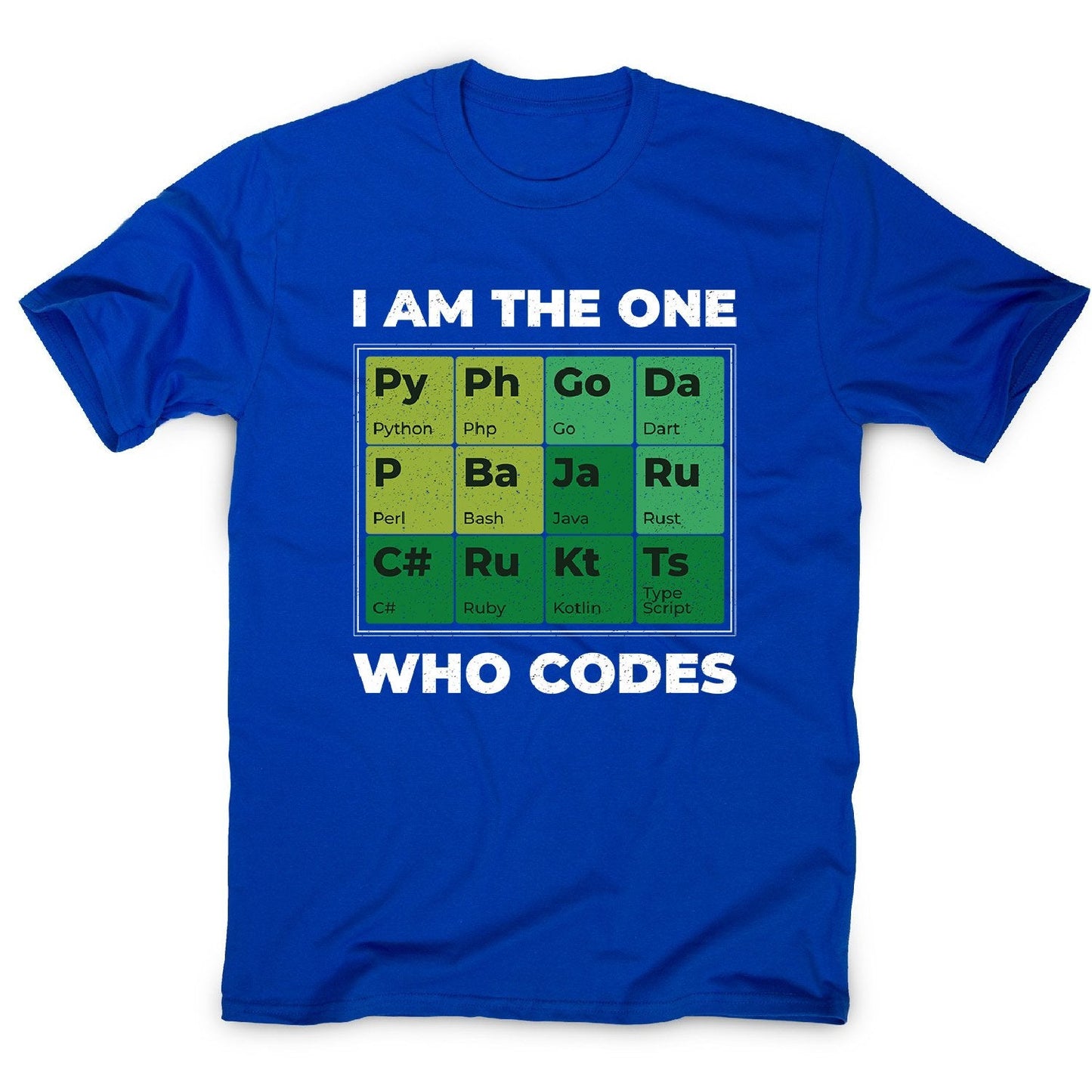 Developer periodic table - men's funny premium t-shirt
