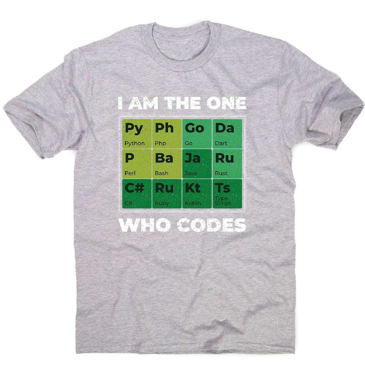 Developer periodic table - men's funny premium t-shirt