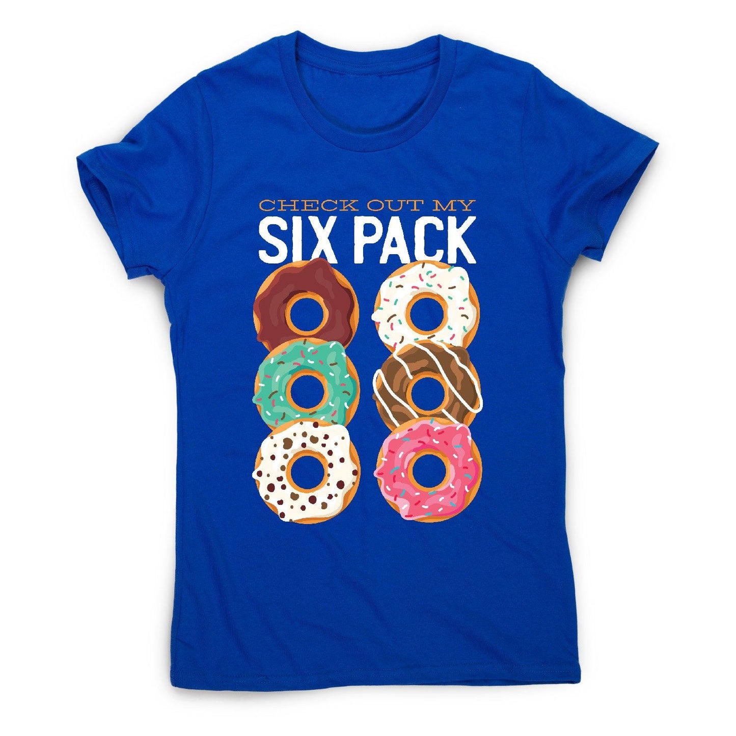 Donut six pack - women's funny premium t-shirt