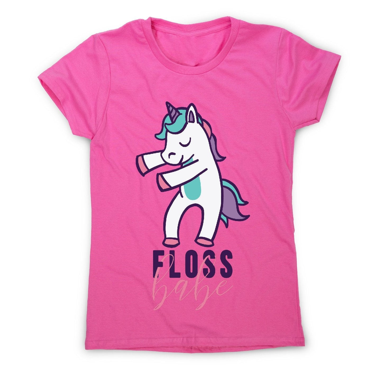 Floss unicorn - funny women's t-shirt