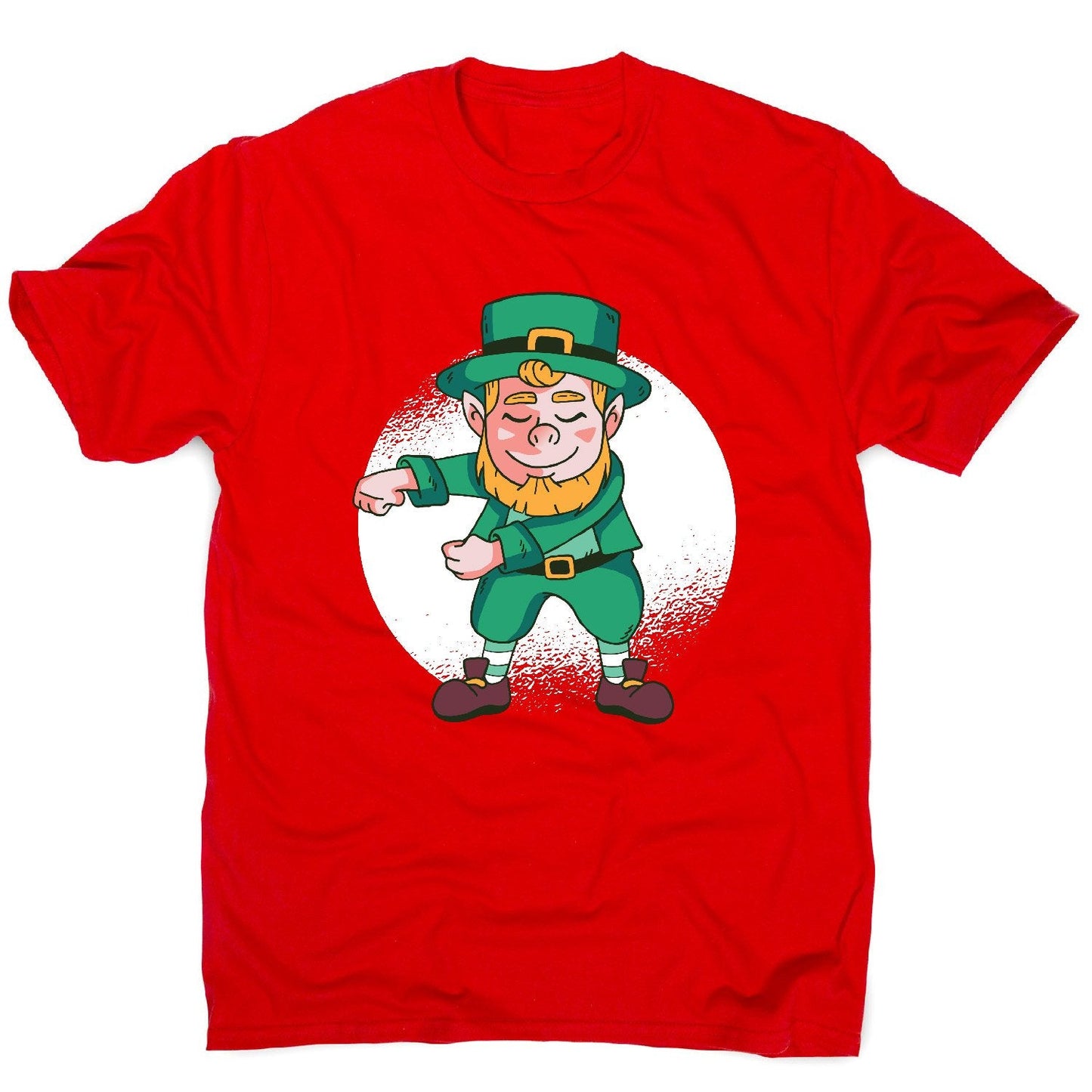 Flossing leprechaun - funny men's t-shirt