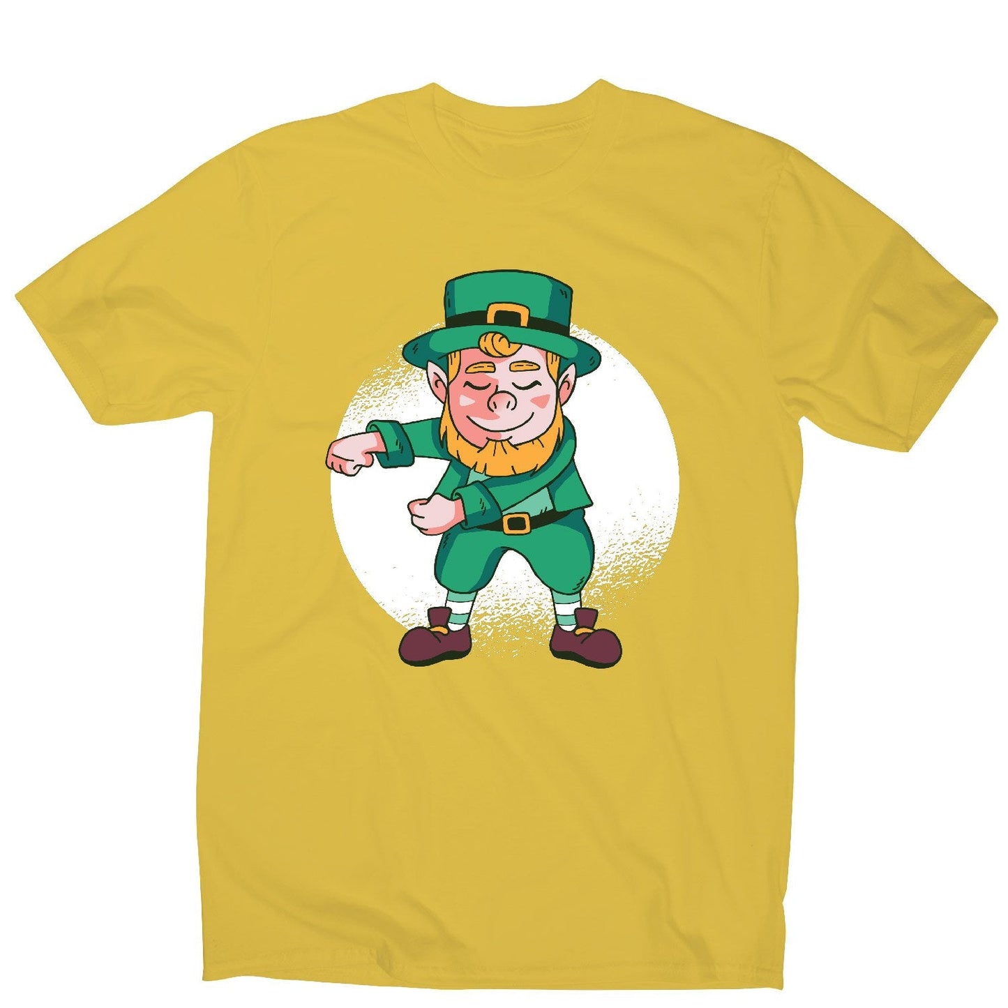 Flossing leprechaun - funny men's t-shirt