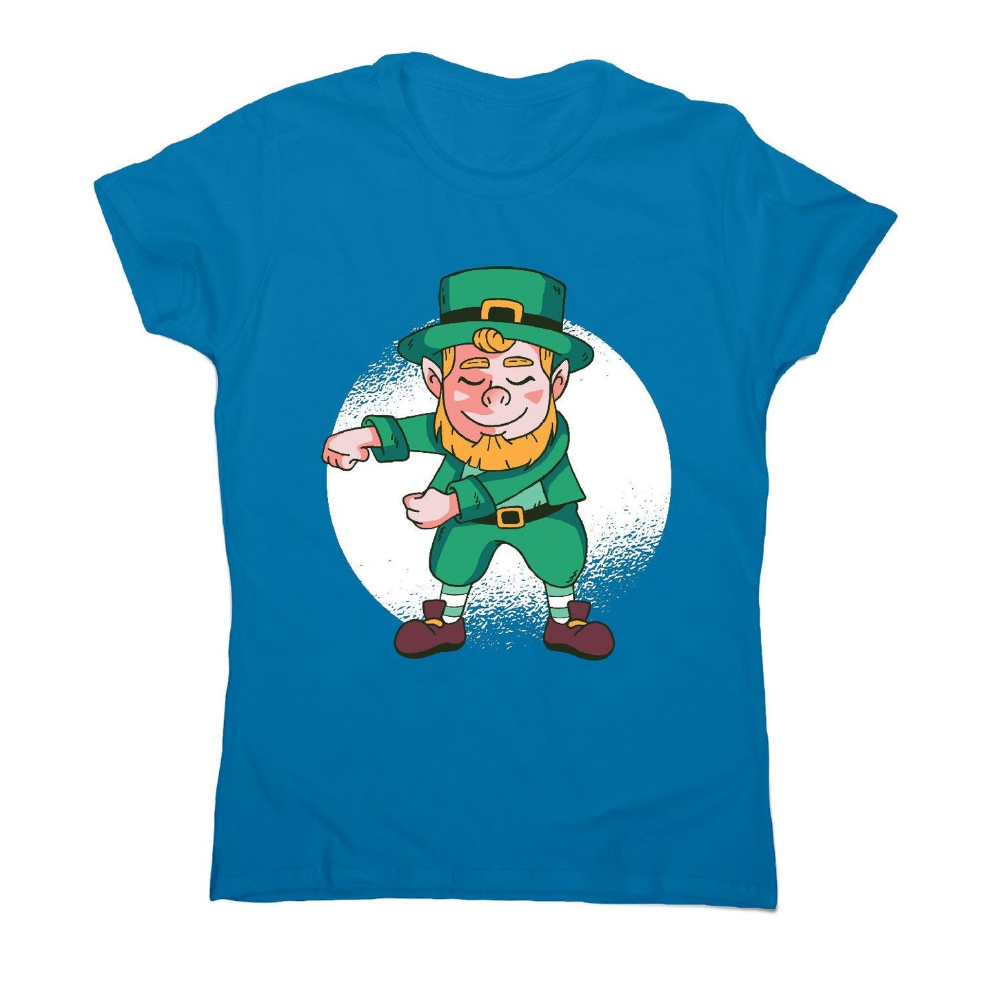 Flossing leprechaun - funny women's t-shirt
