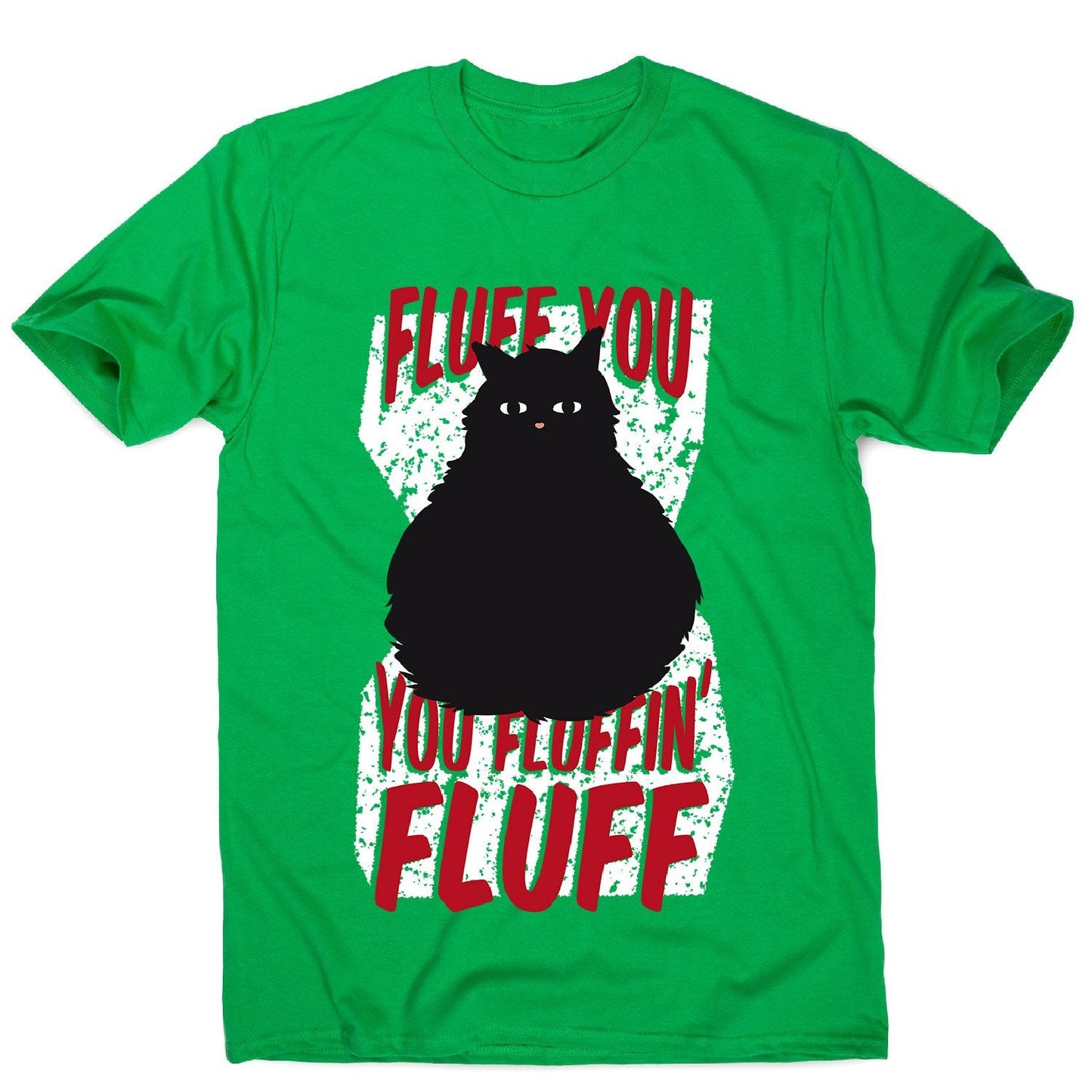 Fluffy cat - men's funny premium t-shirt