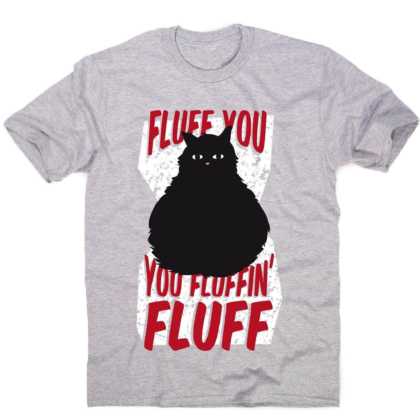 Fluffy cat - men's funny premium t-shirt