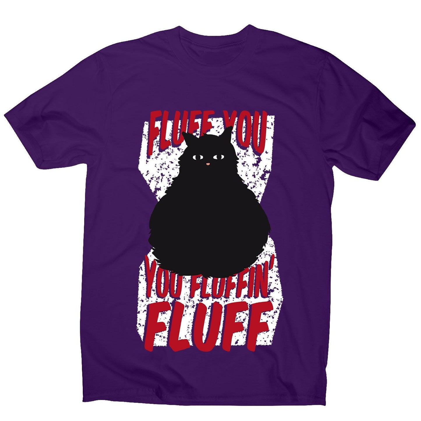 Fluffy cat - men's funny premium t-shirt