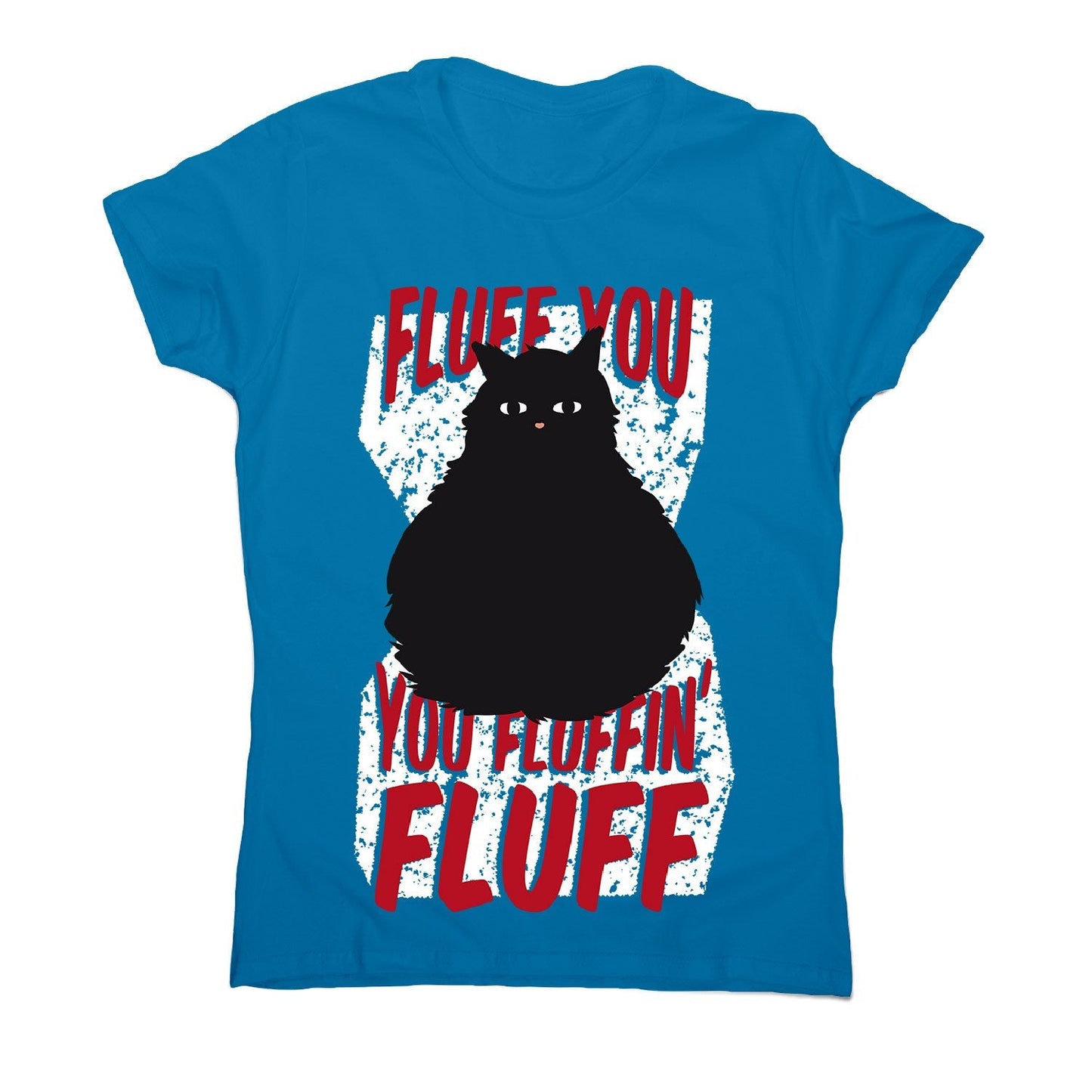 Fluffy cat - women's funny premium t-shirt