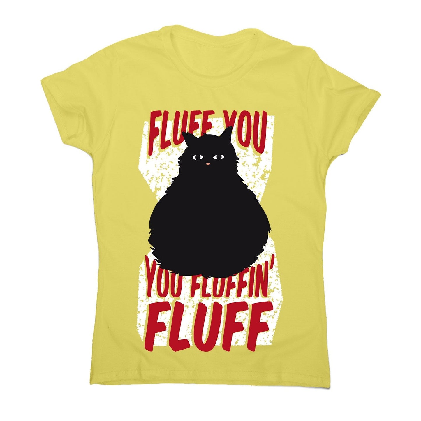 Fluffy cat - women's funny premium t-shirt