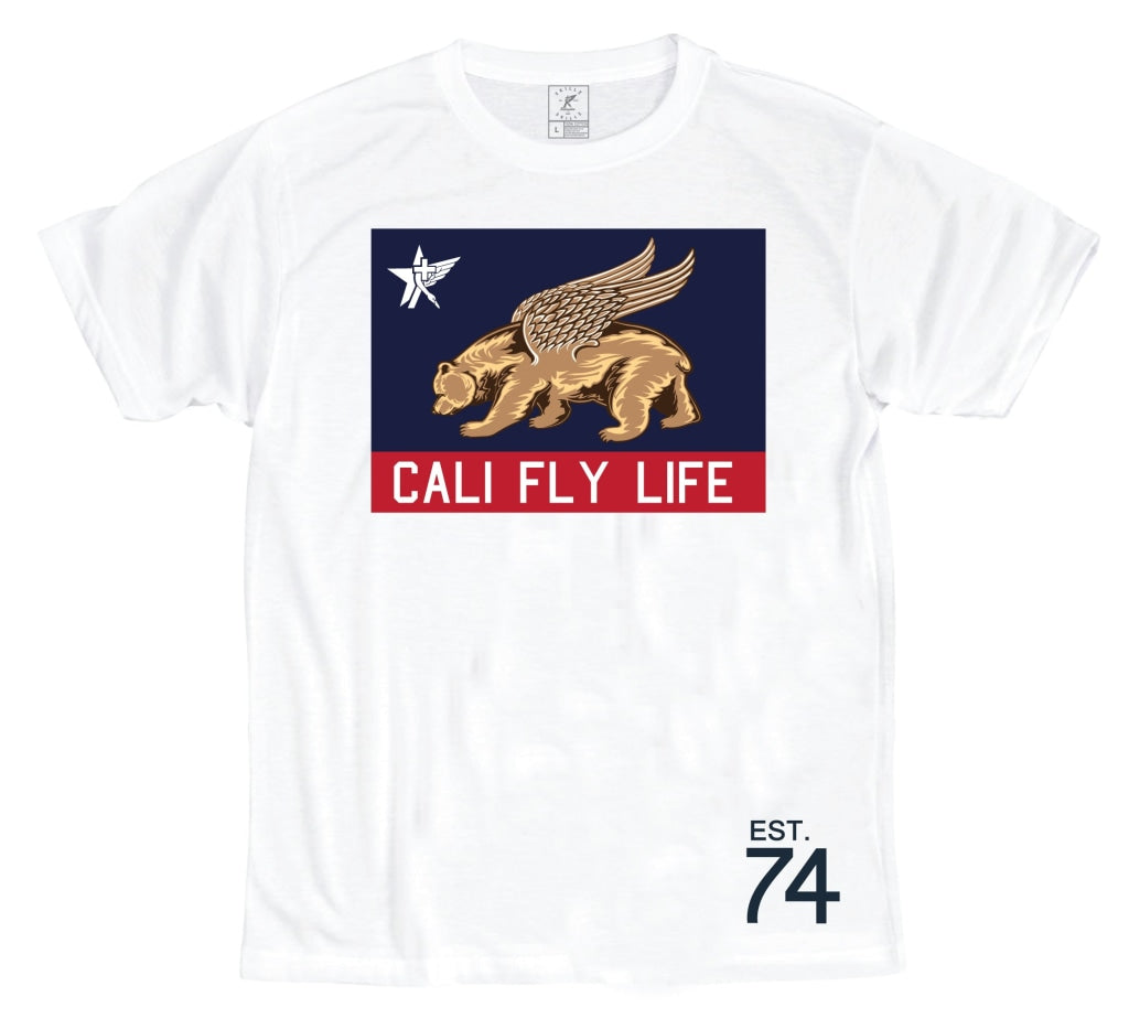 "Fly Flag" White Tee