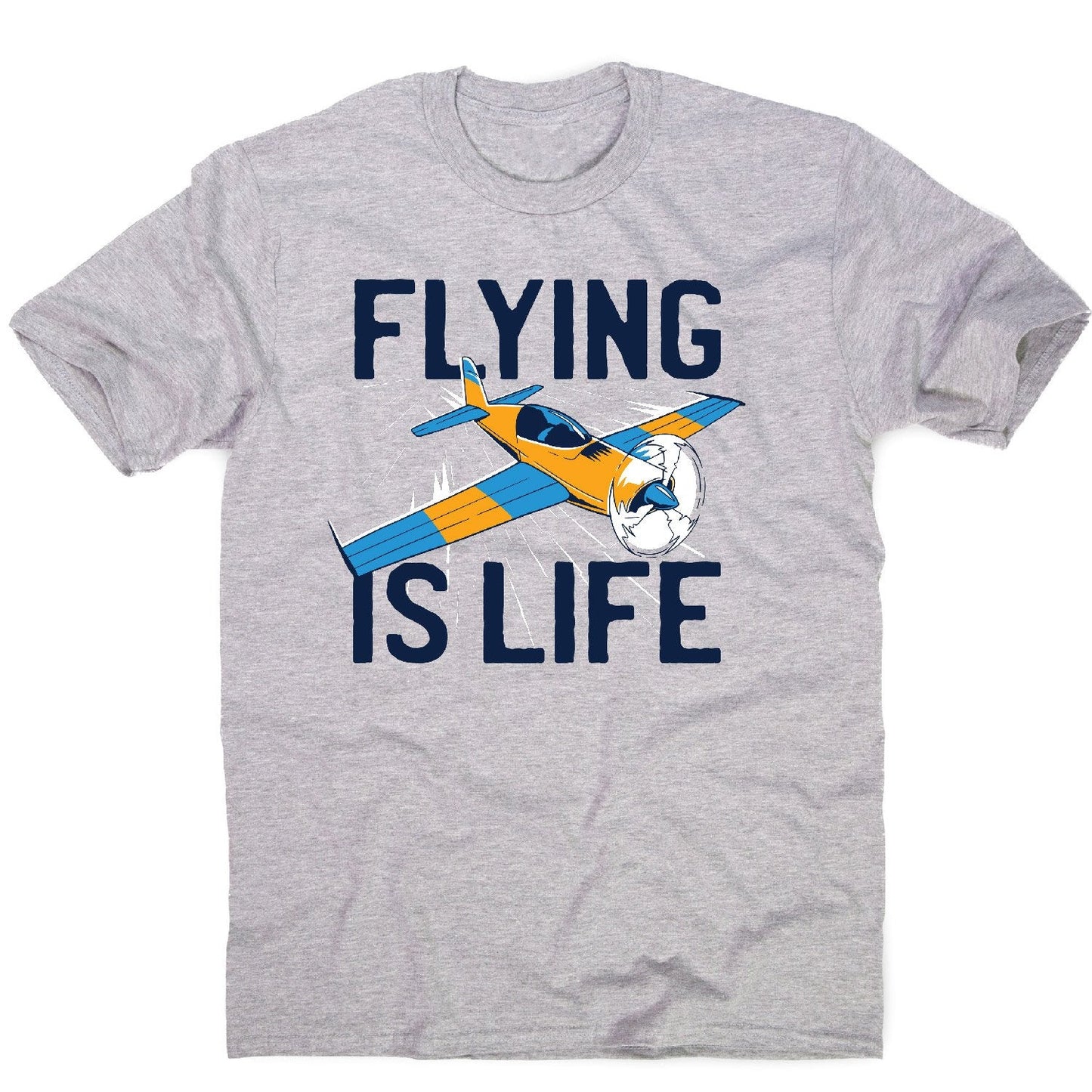 Flying is life - men's funny premium t-shirt