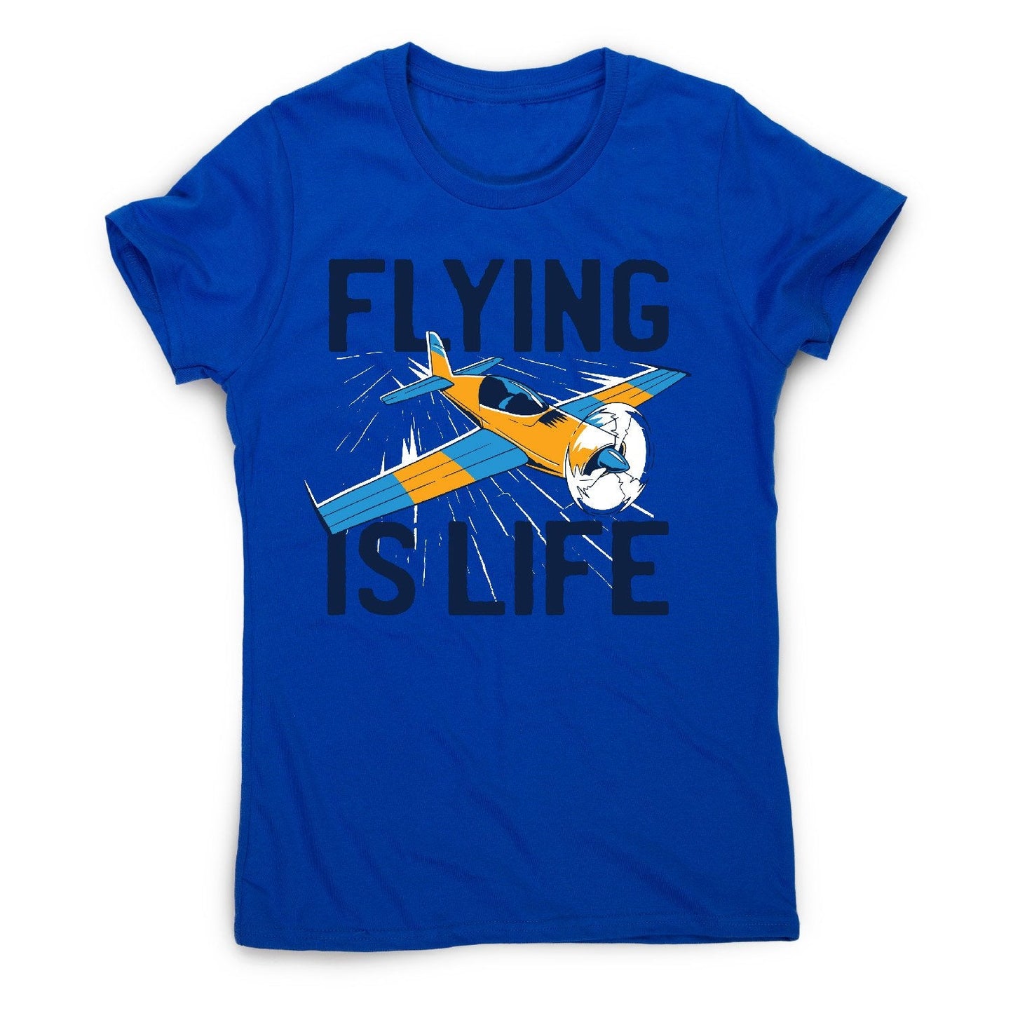 Flying is life - women's funny premium t-shirt
