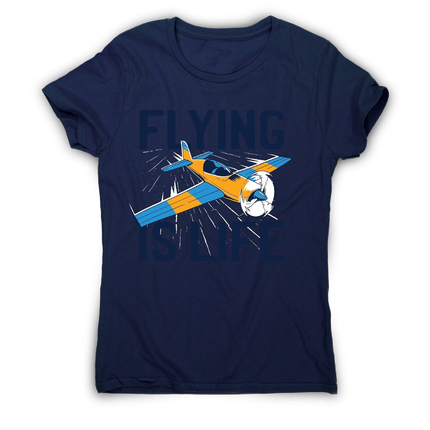 Flying is life - women's funny premium t-shirt