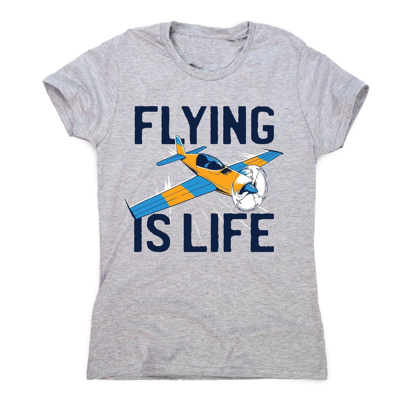 Flying is life - women's funny premium t-shirt