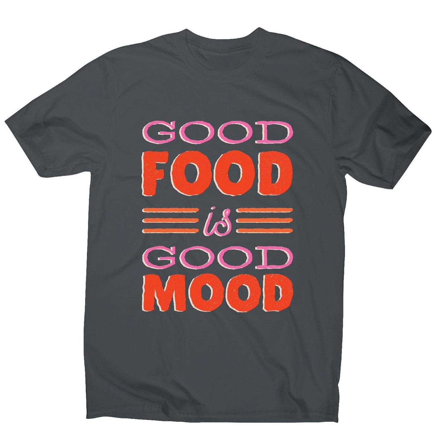Food mood lettering - men's funny premium t-shirt