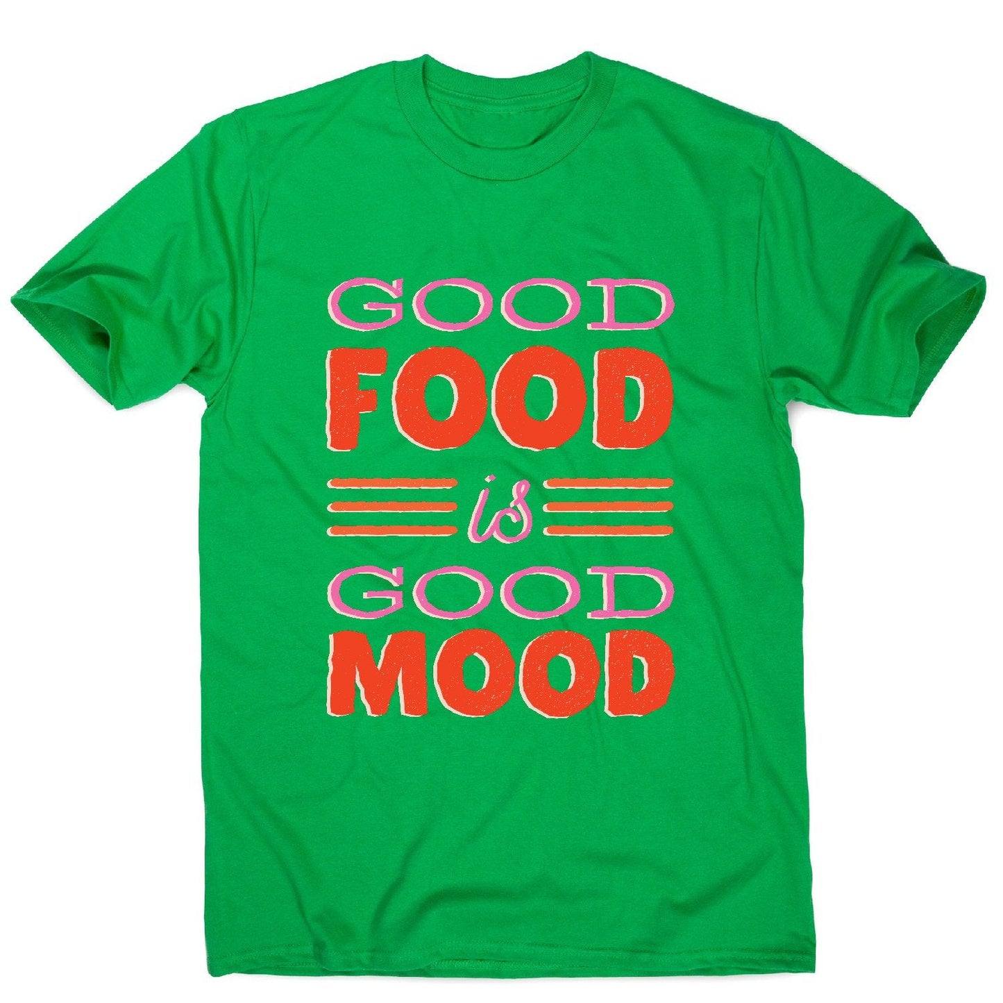 Food mood lettering - men's funny premium t-shirt