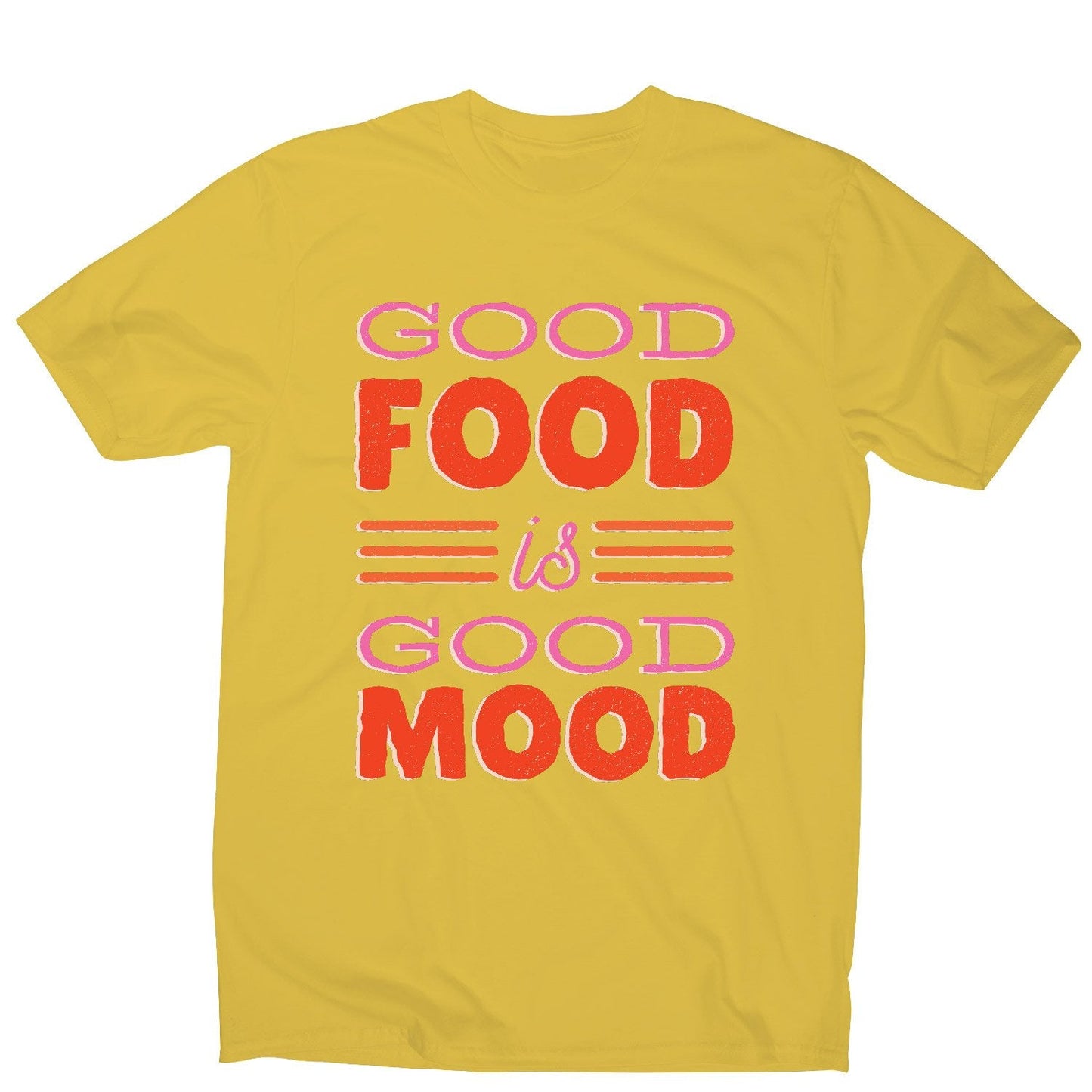 Food mood lettering - men's funny premium t-shirt