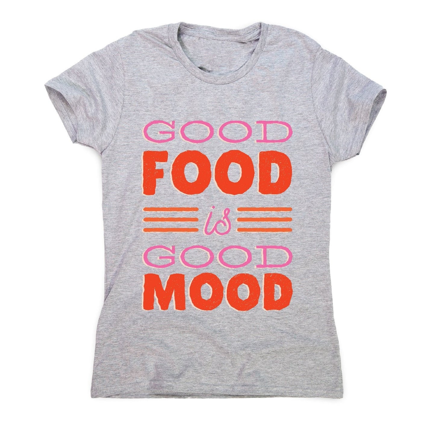 Food mood lettering - women's funny premium t-shirt