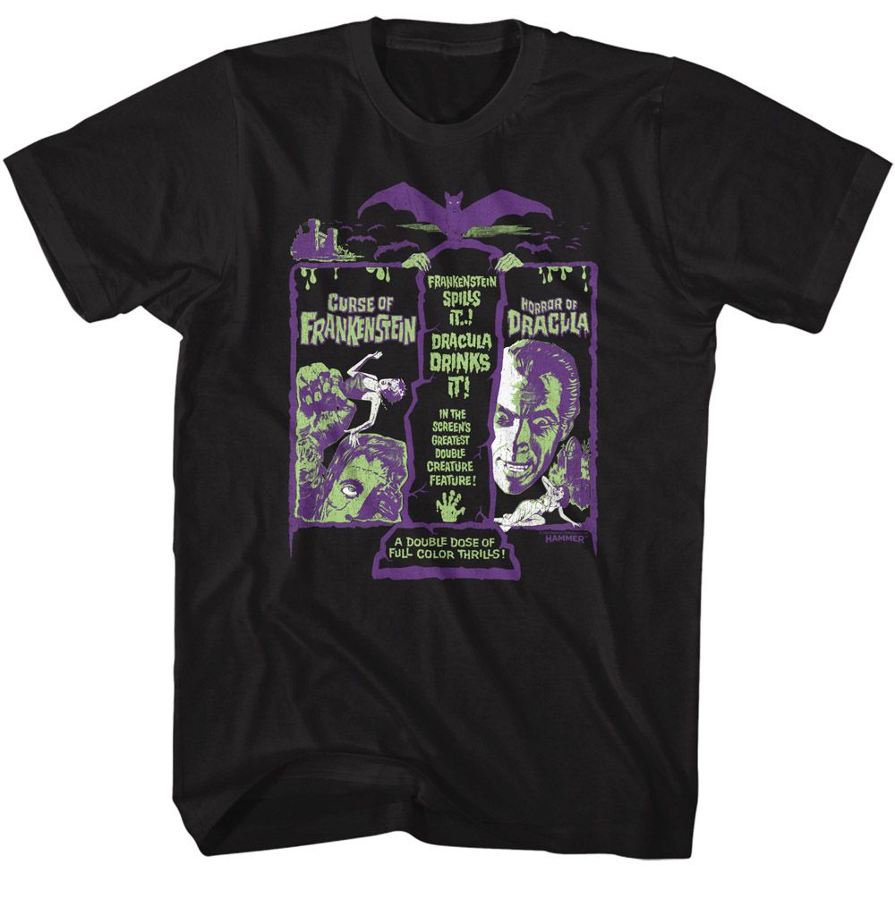 Hammer Horror - Franken Drac Recolor T-Shirt