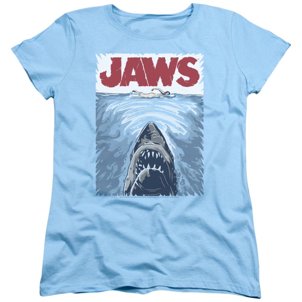 Jaws Graphic Poster T-Shirt