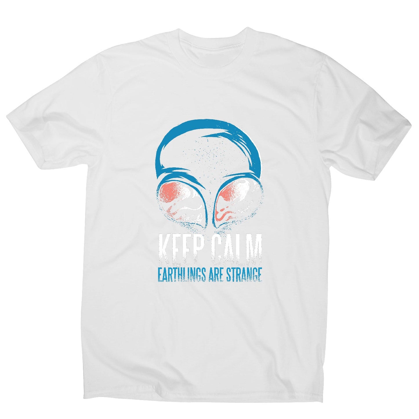 Keep calm alien - funny men's t-shirt