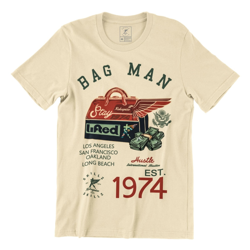 "Lifted Retro Bag Man" Tee's