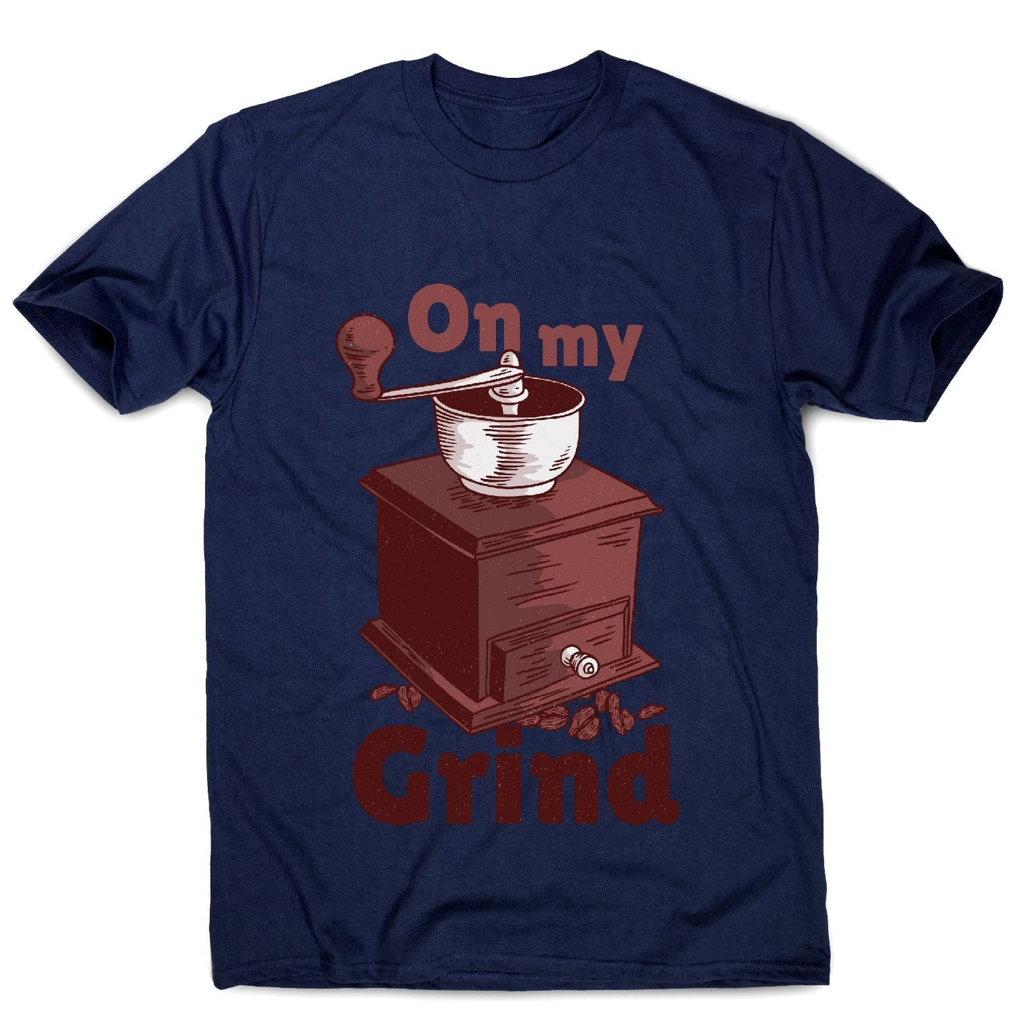 Manual coffee grinder - men's funny premium t-shirt