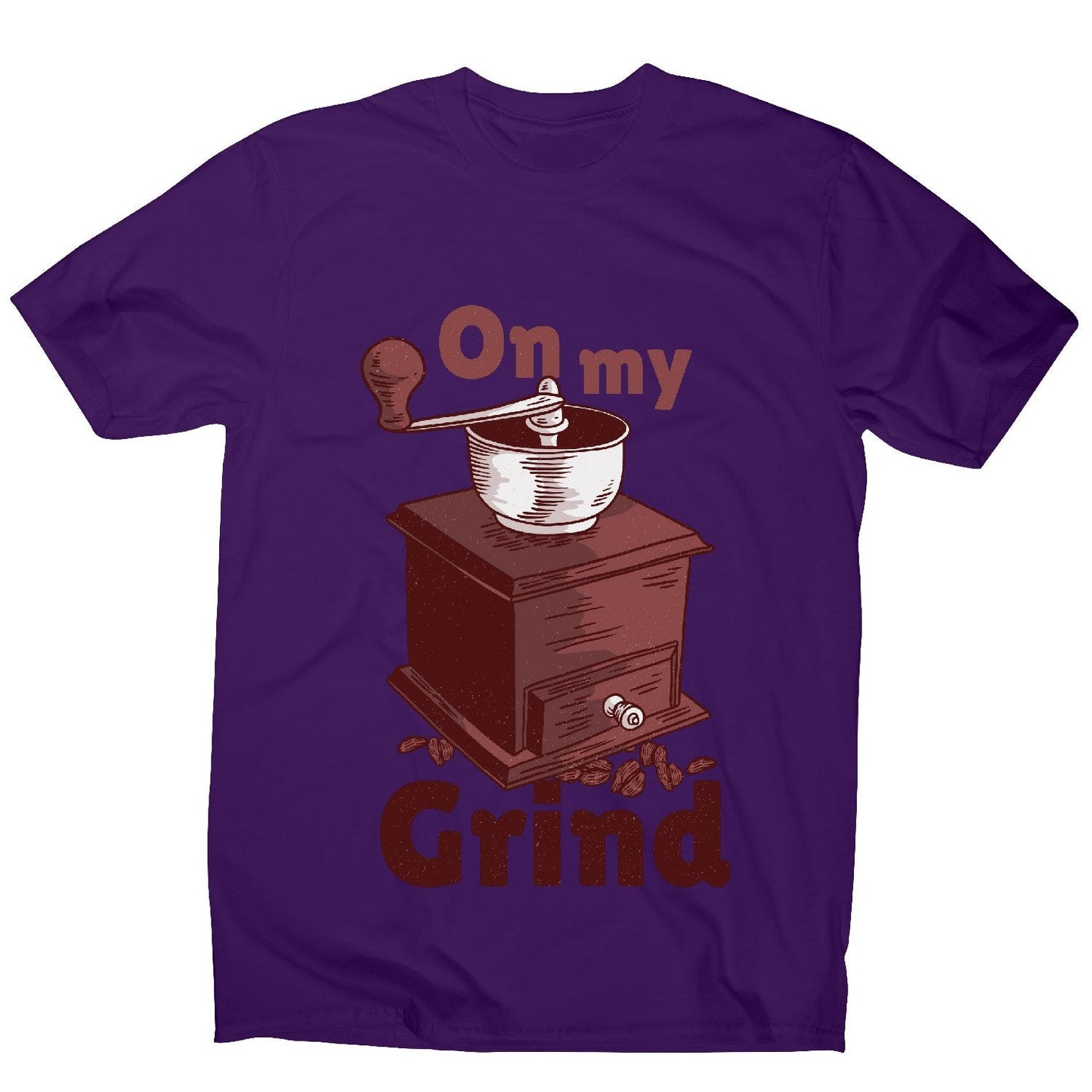 Manual coffee grinder - men's funny premium t-shirt