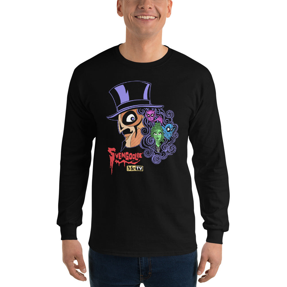"Hair's Looking At You" Svengoolie® Long-Sleeve Shirt by Franco Aureliani (2025 Series)