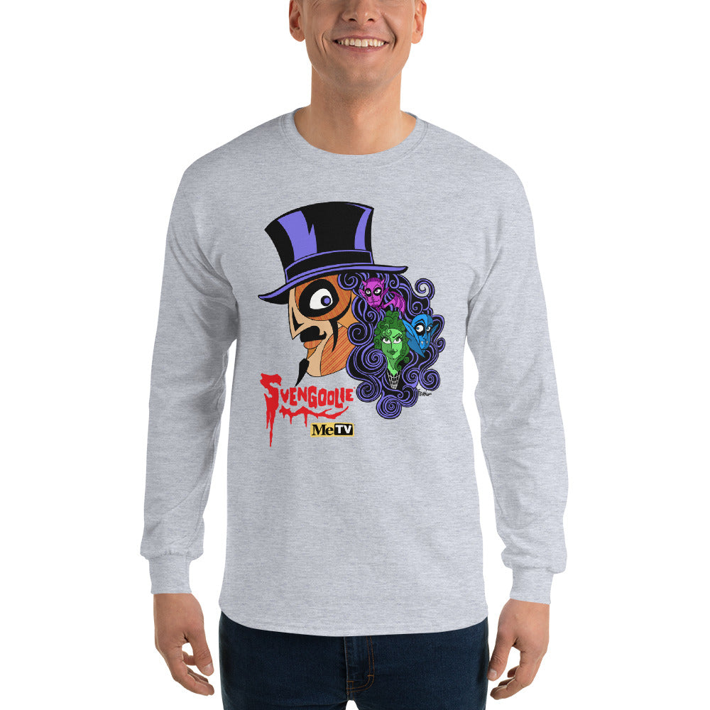 "Hair's Looking At You" Svengoolie® Long-Sleeve Shirt by Franco Aureliani (2025 Series)