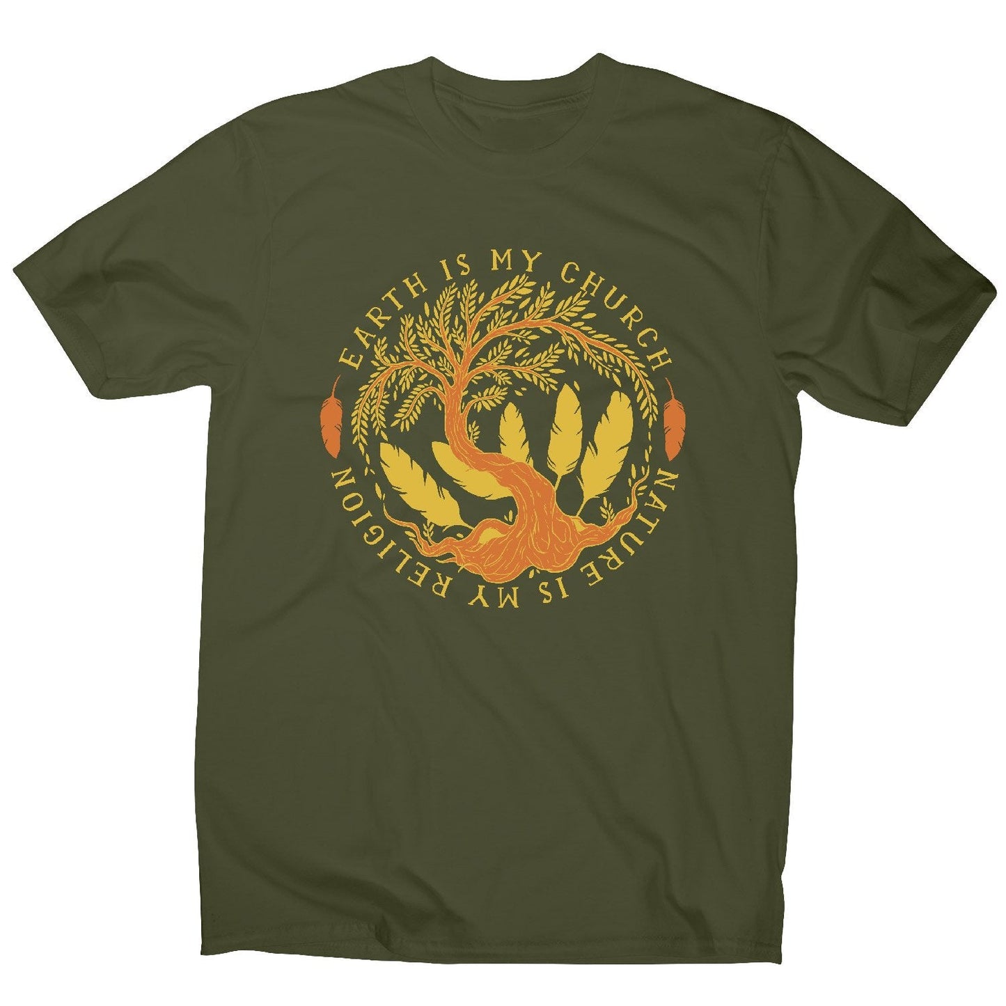 Nature quote - men's funny premium t-shirt