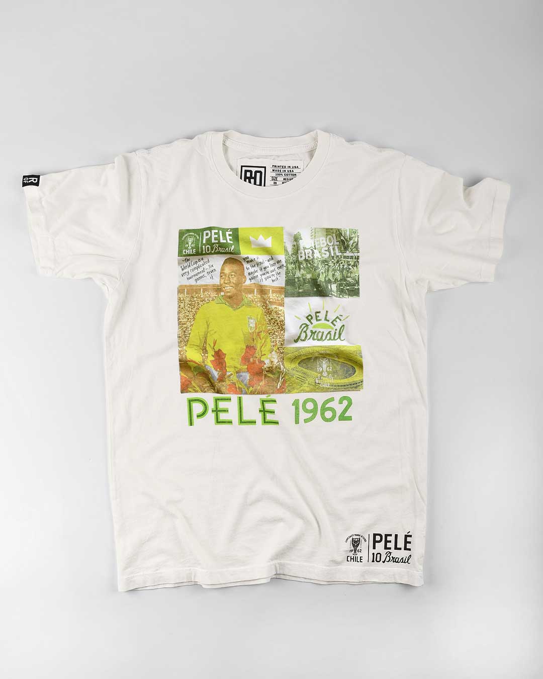 Pelé 1962 Photo Collage Tee